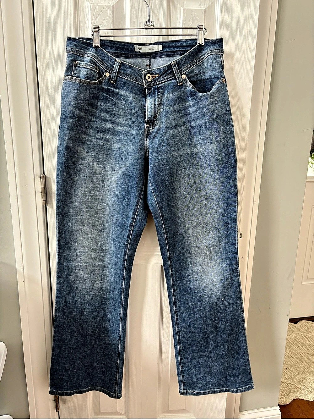 Levi’s Curvy Boot Cut Jeans Blue Waist 14